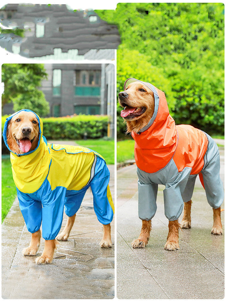 Waterproof four legged raincoat