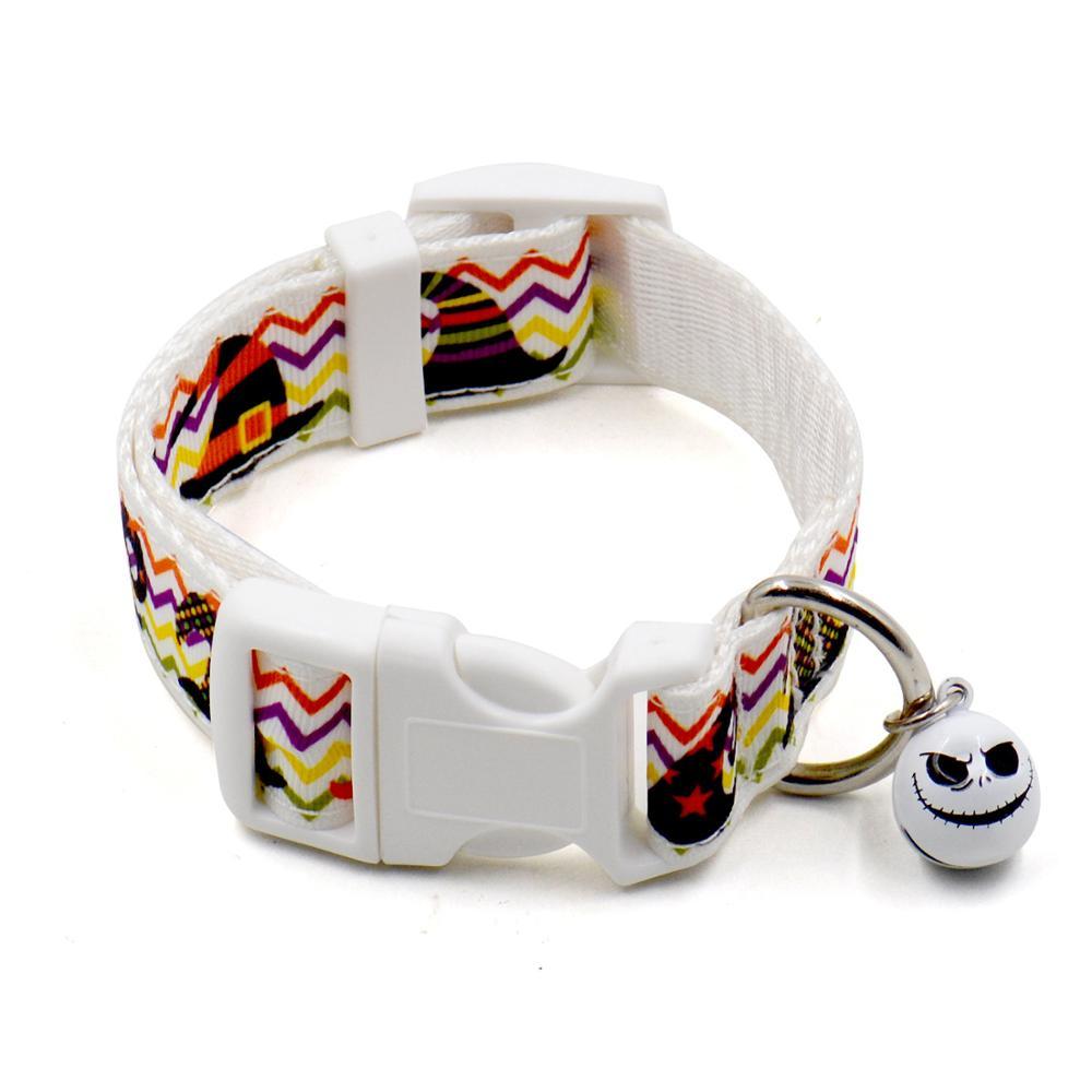 New Ghost Halloween Series Dog Collar With Bell