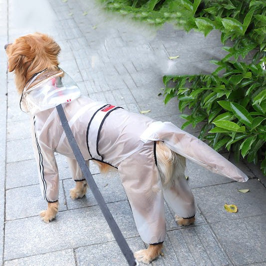 Waterproof four legged raincoat