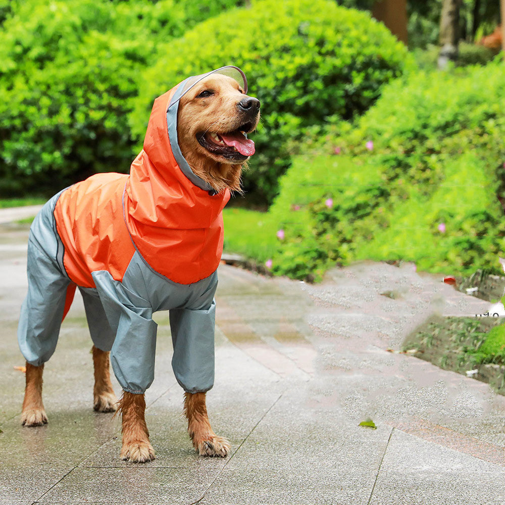 Waterproof four legged raincoat