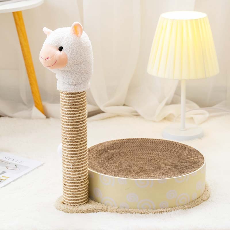 Round Cat Scratch Plate Claw Grinding Toy