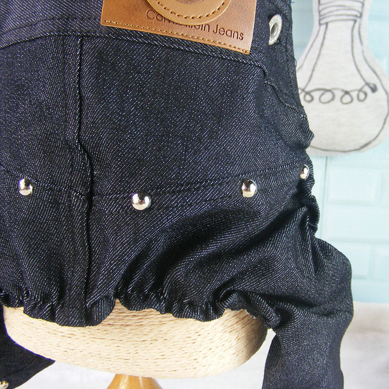 Casual denim overalls pet dog clothes