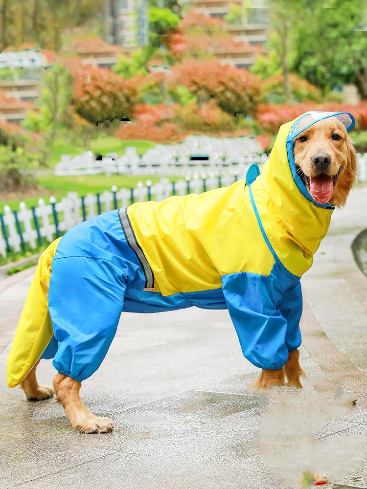 Waterproof four legged raincoat